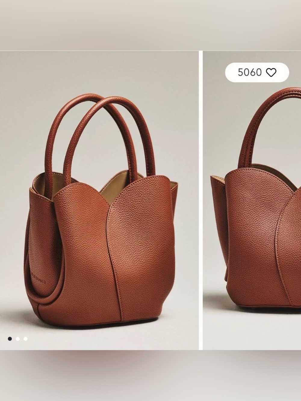 Melie Bianco Tulip Crossbody Tote